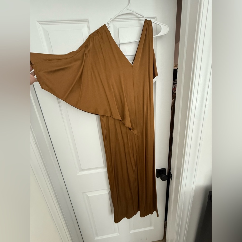 Cos elegant brown dress brand new with tags never worn